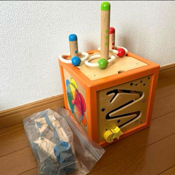 積み木 型はめ 輪投げ 木のおもちゃ 知育玩具 赤ちゃん