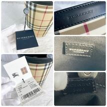 未使用品　BURBERRY バーバリー　バッグ　ハンドバッグ　縦長　筒型_画像8