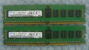 ap14 288pin DDR4 PC4-2133P-RE0 8GB Registered SAMSUNG 2枚 合計16GB