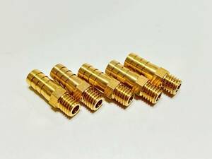 [5 piece set ]M10 screw 1.5 pitch. nipple nipple side outer diameter 10mm