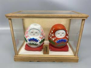 金沢 中島めんや 加賀八幡起上り 仙恵作 本体高さ約14cm 加賀 郷土玩具 和風 縁起物 中古保管品 / 現状品 美品【0201k-1】