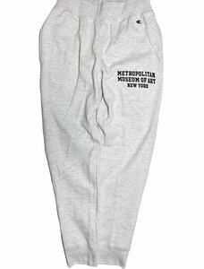 US限定 S Champion チャンピオン × THE MET メトロポリタン 美術館 Reverse Weave Sweat pant リバースウィーブ スウェット パンツ