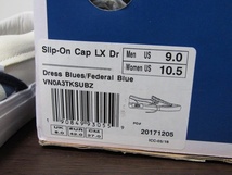 新品 VANS VAULT SLIP ON LX DECONSTRUCTED CAP DRESS BLUE VN0A3TKSUBZ US9 バンズ ボルト ビリーズ チェッカー スリッポン レア 限定_画像9