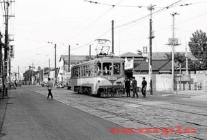 東急玉川線デハ104 昭和36年 真中 KG判