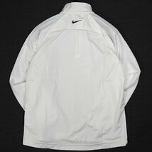 P977 新品 NIKE GOLF ナイキ ゴルフ レペルツアー ハーフジップ ジャケット 防風性 耐水性 L ホワイト_画像3