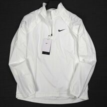 P977 新品 NIKE GOLF ナイキ ゴルフ レペルツアー ハーフジップ ジャケット 防風性 耐水性 M ホワイト_画像1