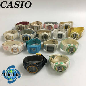 え01352/CASIO カシオ/Baby-G/クオーツ/レディース腕時計/BGT-1800J/BGA-200/BG-90 他/まとめて/計15点セット/ジャンク