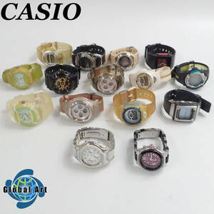 え01356/CASIO カシオ/Baby-G/クオーツ/レディース腕時計/BG-380/BGA-123/BG-191 他/まとめて/計15点セット/ジャンク