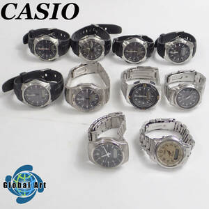 え01360/CASIO カシオ/ソーラー/メンズ腕時計/AQ-S800W/WVA-430J/WVA-M640 他/まとめて/計10点セット/ジャンク