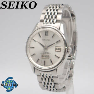 え02160/SEIKO セイコー/ビジネスエース/自動巻/メンズ腕時計/27石/文字盤シルバー/8346-8030