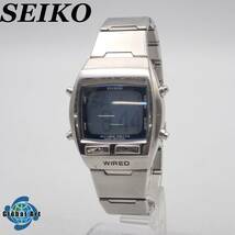 え02128/SEIKO セイコー/アルバ/ワイアード/ビビデジ/クオーツ/メンズ腕時計/デジタル/W522-4A00_画像1