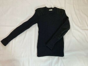 コマンドセーター　WOOL　ブラック(古着)