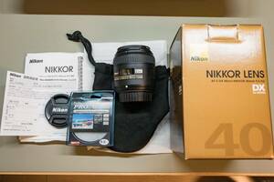 美品・動作確認済 Nikon AF-S DX Micro NIKKOR 40mm f2.8G