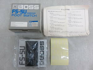 BOSS ボス FS-5U FOOT SWITCH フットスイッチ モーメンタリー タイプ 新品 未使用品