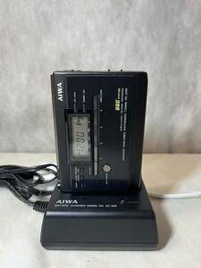 AIWA アイワ　カセットプレーヤー　HS-JX50 /バッテリー充電器付　(ジャンク品)