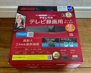 新品 未使用 BUFFALO 外付けハードディスク メカニカルハードデイスク 4TB HDV-LLD4U3BA みまもり合図forAV対応 24時間連続録画 日本製