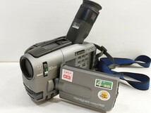 管理0912 SONY Handycam video Hi8 CCD-TRV91 8ミリビデオカメラ 液晶難あり 未確認 ジャンク_画像1