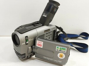 管理0912 SONY Handycam video Hi8 CCD-TRV91 8ミリビデオカメラ 液晶難あり 未確認 ジャンク