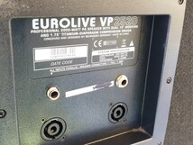 管理1310 BEHRINGER ベリンガー EUROLIVE VP2520 未確認 ジャンク_画像5