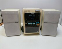 管理1122 Panasonic パナソニック システムコンポ SA-PM710SD CD/MD カセット リモコン欠品 動作確認済み 現状品_画像7