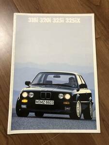 BMW E30 カタログ 1989年 318i/320i/325i/325iX 全35ページ