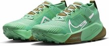 NIKE ZoomX Zegama Trail ズームX ゼガマ トレイル DH0623-302 グリーン 28.0_画像1