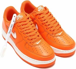 NIKE AIR FORCE 1 LOW RETRO ナイキ エアフォース ロー レトロ ブラシ付 FJ1044-800 オレンジ 27.0