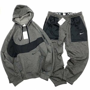 NIKE ナイキ サーマフィット ビッグスウッシュ パーカー & パンツ セット 上下 DQ5402 DQ5408 -071 グレー XL