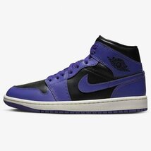 NIKE WMNS AIR JORDAN 1 MID エアジョーダン ミッド BQ6472-051 紫黒 23.0_画像3