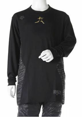新品　大谷コレクション　デサント(DESCENTE) ジュニア 野球 長袖アンダーシャツ 150 ブラック