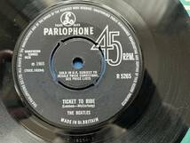 1965年【UKオリジナル・シングル盤】TICKET TO RIDE / YES IT IS★R 5265 The Beatles_画像4