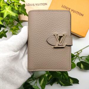 Louis Vuitton Fold Wallet LV Вертикальная компактная галеонная кожа