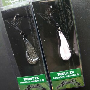 【定形外120円】ノリーズ トラウトZX 2個セット NORIES TROUT ZX トラウトゼットエックスの画像2