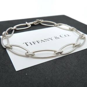 Tiffany&Co. ティファニー オーバル リンク シルバー ブレスレット SV925 エリプス HH291の画像2