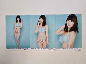 NMB48 門脇佳奈子 NMB48xB.L.T.2015 08-SKYBLUE43/473 生写真 3種コンプ