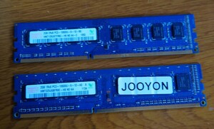 メモリ デスクトップ用 hynix　2GB 2Rx8 PC3-10600U　hynix　2GB 1Rx8 PC3-10600U　ジャンク