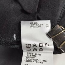 B120 DESCENTE デサント トレーニング パンツ ポリエステル スポーツ 裾 ファスナー メンズ ブラック サイズ M_画像7