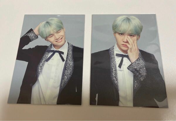 SUGA ユンギ BTS WINGS FINAL ミニフォト トレカ 2枚セット 美品