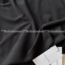 ★Belles*★送料185円★新品★*ブラック*ギャザースリーブ*起毛プルオーバー*柔らかで上品な印象*ジャンスカやフレアスカートに*1478M～L*_画像5