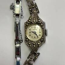1950年代 Pierpont ピアポント レディース腕時計 ブレスレットウォッチ 石付き 17石 機械式手巻き スイス製 稼働 _画像8