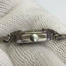 1950年代 Pierpont ピアポント レディース腕時計 ブレスレットウォッチ 石付き 17石 機械式手巻き スイス製 稼働 _画像6