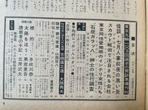 週刊現代　昭和38年8月1日号　1963年　名神高速道路開通　東京オリンピック1964 池田内閣顔ぶれ返還史　平均的ニッポン人　タバコ_画像2