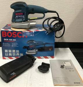 中古品稼働品　BOSCH 吸じんランダムアクションサンダー　GEX 125 AC/MF 100V・50-60Hz・340W