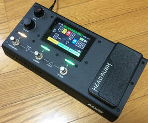 HEADRUSH MX5 ポータブル マルチエフェクター Bluetooth MIDI フットコントローラー付 中古美品