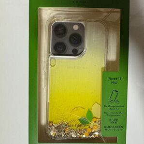 kate spade NEW YORK リキッドケース レモン iPhone14PRO