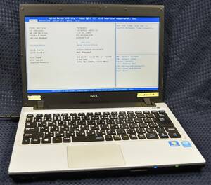 起動確認のみ(ジャンク扱い) NEC VK25LC-M CPU:i3-4100M RAM:4G HDD:無し (管:KP249