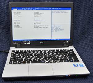 起動確認のみ(ジャンク扱い) NEC VK25LC-M CPU:i3-4100M RAM:4G HDD:無し (管:KP245