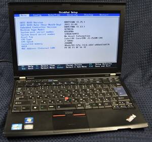 起動確認のみ(ジャンク扱い) レノボ ThinkPad X220 CPU:Core i5-2520M RAM:2G HDD:無し (管:KP218