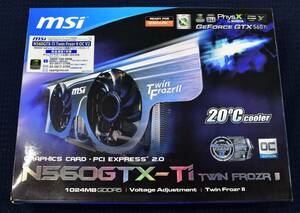 【起動確認済み】MSI GeForce GTX 560 N560GTX-Ti-M2D1GD5/OC 箱有り (管:SN008