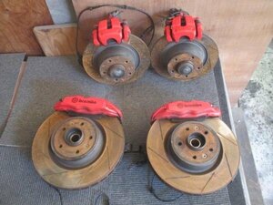  Renault Megane RS DZF4R brembo disk caliper brake rotor Knuckle 4 point No.A2623
